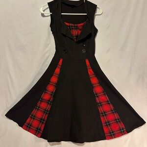 ✨ Vintage-Inspired Plaid Swing Dress | Pinup Rockabilly Style ✨